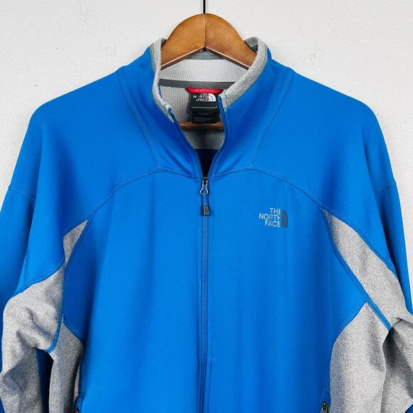 The North Face Full Zip Jacket Lightweight Nylon Knit Long Sleeve - L - Picture 2 of 5